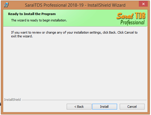 How to install Saral TDS software 7