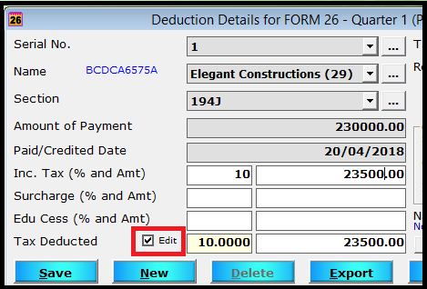 enter deduction details 4