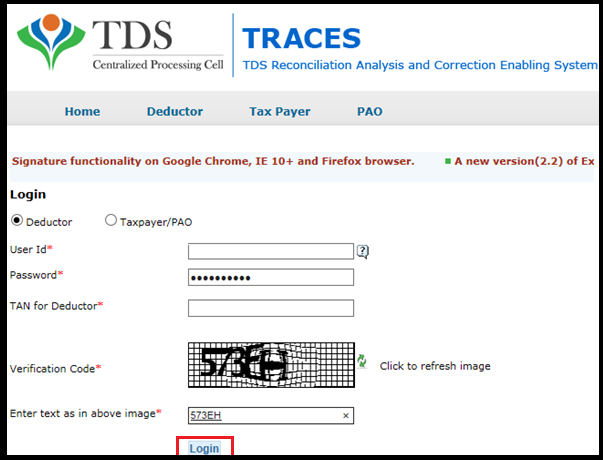 6. Add deductee details - TRACES login