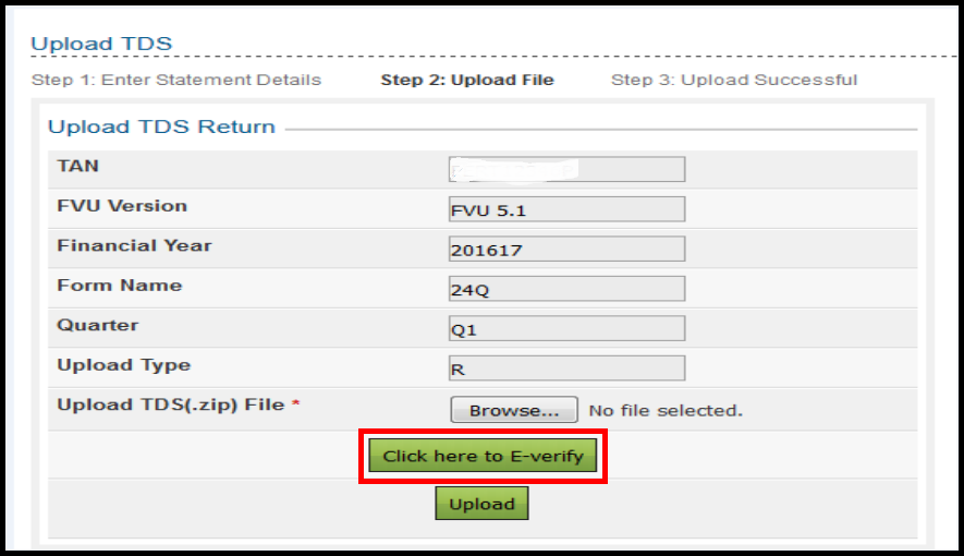 How to e file TDS return 6