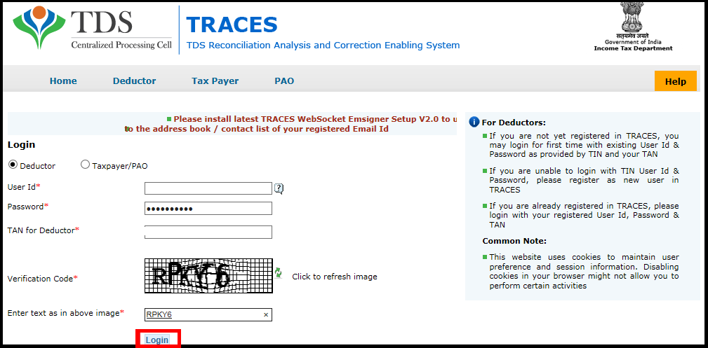 Lower Deduction or No deduction certificate using Saral TDS 4