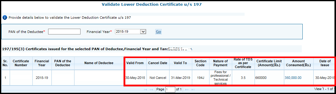 lower deduction certificate verification 4