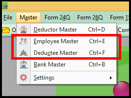 PAN Verification in Saral TDS-deductee and employee master