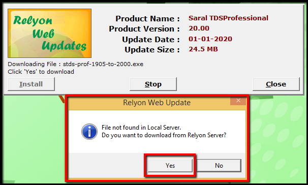 7.1.Procedure for software update in Saral TDS-download