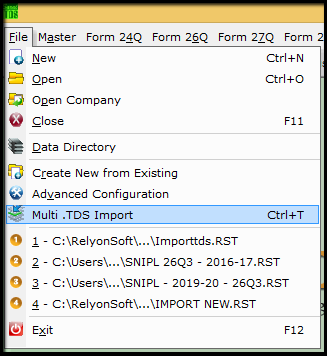 4.TDS file import-multi .tds import
