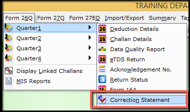 1.PAN correction- select statement