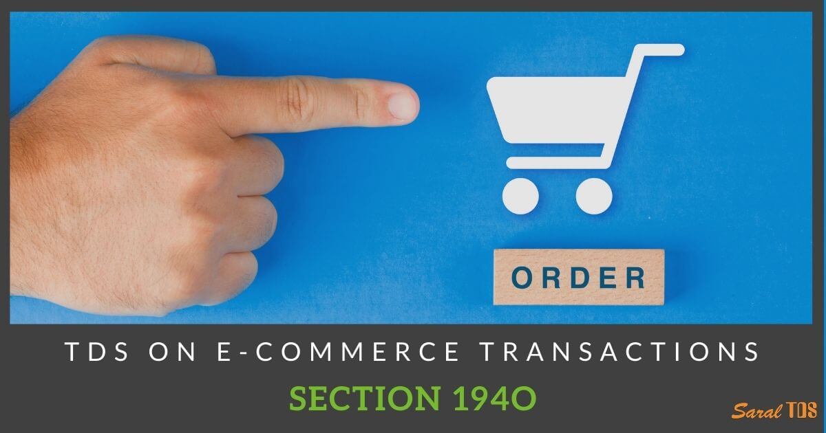 Section 194O TDS On E Commerce Transactions